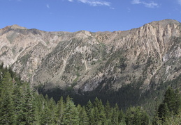 looking across the valley