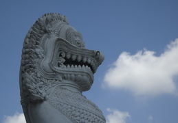 statue on the Marble Temple grounds