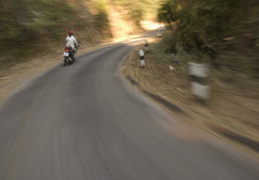 motorbiking in Thailand