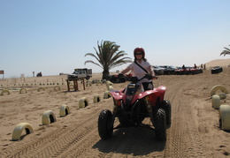 Meghan on an ATV