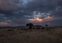 Sunset in Namibia