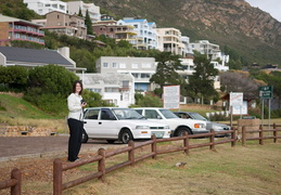 Meghan on the coast South of Cape Town