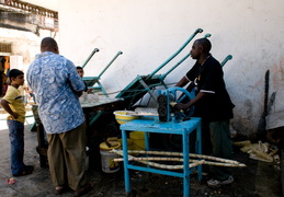 Sugar cane juice, Zanzibar