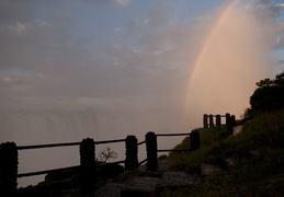 Rainbow at Victoria Falls