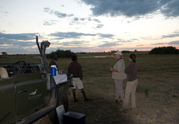 Sundowner on safari