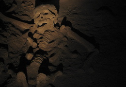 skeleton, ATM cave
