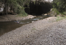 rapids and then another cave