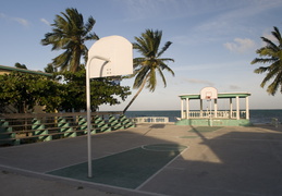 basketball with a view