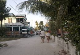 walking down the main street