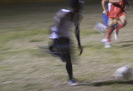 evening soccer game