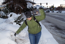 walking through Ketchum