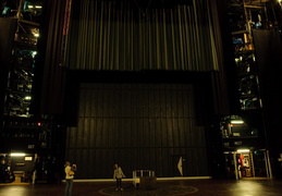 back stage at the Wagner Opera House