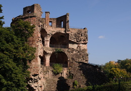 Heidelberg castle ruins