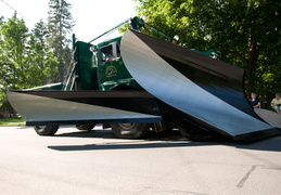 It's not an upstate New York 4th of July parade without the snow plow