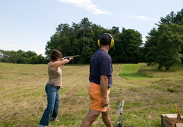 Cathy takes aim