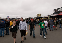 Walking among the vendors