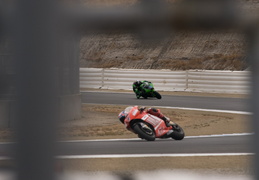 Motorcycle racing at Laguna Seca