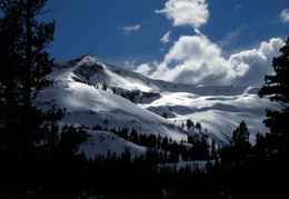 sun on the mountains