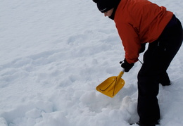 cleaning up camp