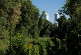 water towers outside of Chico