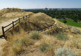 Camelback park overlooking downtown Boise