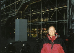 Dan in front of the Center Pompidou