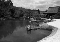 temple gardens, Arashiyama