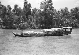 cargo boats on the Meekong