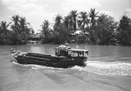 cargo boats on the Meekong