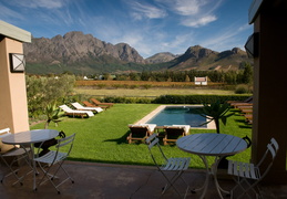 Franschhoek and our view of the South African wine country