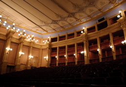 interior of the opera house in Bayreuth