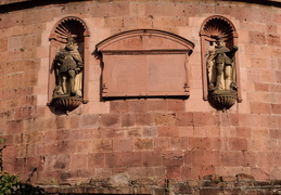Castle statues in Heidelberg